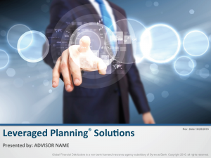 Leveraged Planning Client Presentation 102616